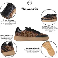 Tamaris Damen Schnürer 1-1-23733-35329 Farbe: Braun Größe: 40