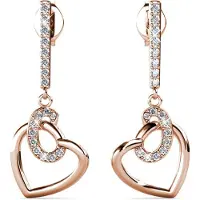 MYC Paris Allure Ohrringe - Roségold und Kristall