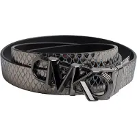 Michael Kors Damen Wende-Metall-Leder Dünner Gürtel 558992