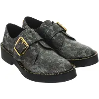 GUESS Loafer FLANB4LAC13 aus Synthetik mit Lederinnensohle und Schnallenriemenverschluss