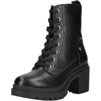 Bagatt Damenschuhe Reißverschluss Schnürstiefel Schwarz Freizeit