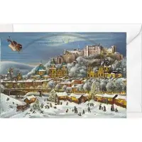 Olewinski & Tochter Adventskalender Wartburg mit historischem Kunstmotiv