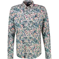 Lerros Langarmhemd "Langarmhemd mit floralem Alloverprint"