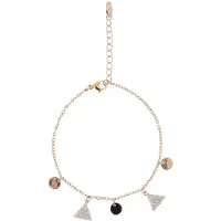 Faina Women Chain Link Bracelet in Rose Gold | Gr.: onesize