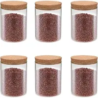 vidaXL Vorratsgläser mit Korkdeckel 6 Stk. 650 ml