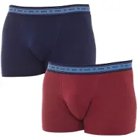 Dim Pack-2 Boxershorts Grün Bio atmungsaktives Gewebe D0A6C Mann
