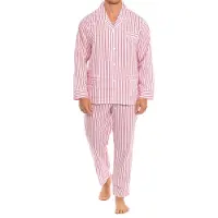 Kisses&love Herren Langarmhemd Schlafanzug KL30194