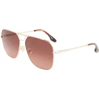 Victoria Beckham VB217S Pilotensonnenbrille aus Metall für Damen