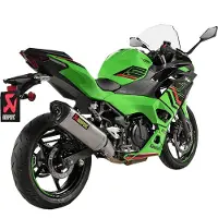 Akrapovic Slip-on Line Auspuffsystem mit EG-BE S/O 2-1 TI - NINJA/Z 500 24-