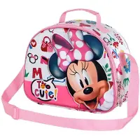 KARACTERMANIA Disney Minnie Mouse Too Cute 3d Lunchtasche Rosa Rosa One Size
