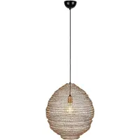Markslöjd Tazza 1 Pendelleuchte Gold - , Gold / Messing, für Wohnzimmer, Metall