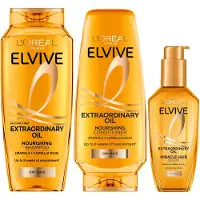 L'Oréal Paris Elvive Extraordinary Oil Full Routine for Dry Hair