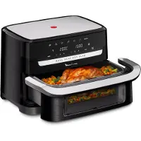Moulinex Dual Easy Fry Flex Airfriteuse mit FlexCook Scheidungsfunktion und 7 Programmen