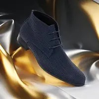 Lureaux Vittorio Blue High - - Schöne bunte Schuhe - Einzigartiger Druck - Herren