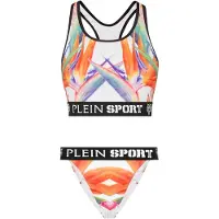 Plein sport Triangel-Bikini "Flowers"