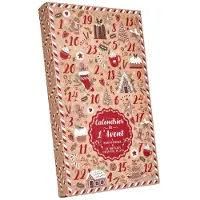Spies Online Adventskalender mit 24 Duftkerzen – Inklusive Kerzenhalter aus Glas – Geschenkbox mit 24 Kerzen – Kerzen-Adventskalender für Erwachsene – Rot