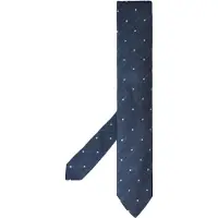 Hackett London Casual Dot Mens Navy Krawatten