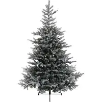 Kaemingk Grandis Fir Kunstweihnachtsbaum grun beschneit H150 cm D90 cm (wit)