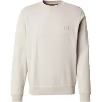 BOSS für Herren. 50509323 Sweatshirt Applique Logo beige (L), Lässig, Baumwolle