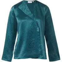 Comma Blouses Petrol Größe: 38 | Blusen Outlet | Damen