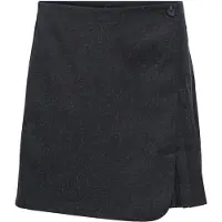Object Denim Wickelrock Grau 38