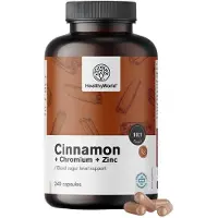 HealthyWorld Zimt mit Chrom und Zink 240 St Kapseln