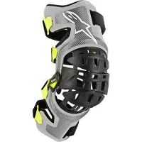 Alpinestars Bionic-7 Knie Silber Fluo Gelb Größe XL-XXL