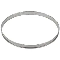 Gobel - Tortenring, hoch - Edelstahl - gerollte Ränder - Stärke 4/10 - Ø 240 mm H 27 mm - 834970