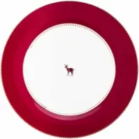 Pip studio Essensteller Love Birds Dark Red 26,5 cm (6er-Set)