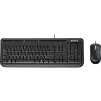 Microsoft Wired Desktop 600, Kabelgebunden, USB, Schwarz, Maus enthalten
