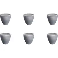 Bjorn 6er-Set: Becher "Stone" in Grau - 150 ml - onesize