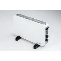 Ravanson CH-9000W, Elektrischer Konvektor-Raumheizer, Drinnen, Flur, Weiß, Kunststoff, Stahl, Drehregler