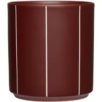 Design Letters - Nordic Pyjamas Becher, burgundy stripe