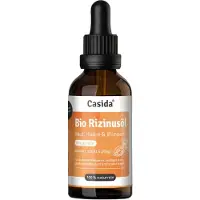 Casida GmbH RizinusÖl Kaltgepresst Bio Haut Haare Wimpern 50 ml