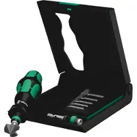 Wera 846/8 3 Flute Countersink Tips 8 Pieces Schwarz