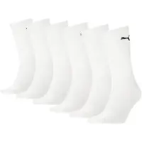 Puma Socken "UNISEX CREW SOCK 6P ECOM" 6 Paar, Cat-Logo, Frottee-Sohle, Ripp-Bündchen