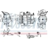 Nissens Klimakompressor 890250