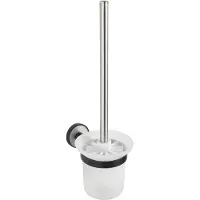 Wenko WC-Garnitur Udine weiss, silber Metall