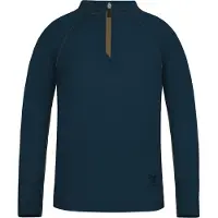 Normani Kinder Merino Langarm mit 1/4 Zipper Nyapari - 9545