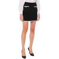 Moschino Gold Heart Buttons Mini Skirt Black Größe: 46 | Miniröcke Outlet | Damen | Schwarz