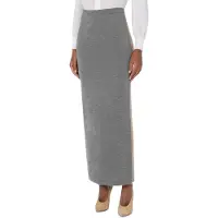 Moschino Two-tone Skirt In Extra-fine Merino Wool Beige Größe: 40 | Maxiröcke Outlet | Damen | Braun