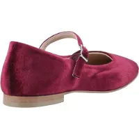 Hush puppies Pasha Samt Damen Bordeaux Schuhe