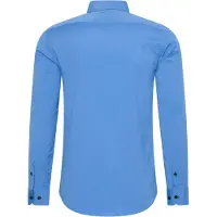 Rusty neal Overhemd Slim Fit Blau