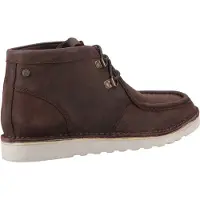 Hush puppies Oswald Leder Herren Stiefel in Braun