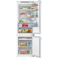 Samsung 264 ℓ Einbau Kühl-/Gefrierkombination mit Twin Cooling+ und AI Energy Mode, 264 l, SN-ST, 6 kg/24h, D, Fresh Zone Fach, Weiß