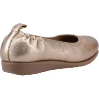 Hush puppies Skylar Leder Damen Sandaletten in Gold