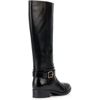 Geox D Felicity Leder Women's Schwarz Stiefel