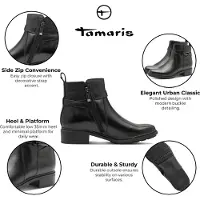 Tamaris Damen Stiefeletten 1-1-25391-25003 Farbe: Schwarz Größe: 39