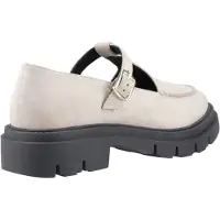 Hush puppies Nella T-Bar Wildleder Damencremeschuhe