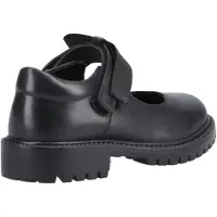 Hush puppies Astrid Schleife Leder Mädchen Schwarz Schuhe